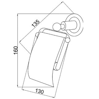 Держатель для туалетной бумаги с крышкой Boheme Murano 10901-GR-G золото/бирюзовый