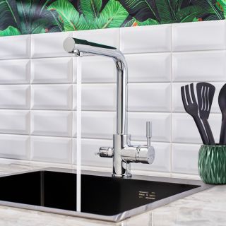 Смеситель для кухни BOOU 91401 с фильтром для питьевой воды хром