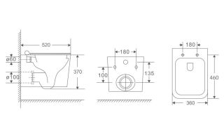 Комплект Berges 043404: инсталляция NOVUM кнопка O5 Soft Touch черная унитаз Sigma Rimless сидение дюропласт быстросъём
