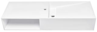 Накладная раковина-столешница NT Bagno Cagliari Right NT501 120см белый матовый
