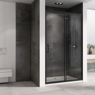 Душевая дверь ABBER Schwarzer Diamant 120см чёрный AG30120B