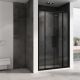 Душевая дверь ABBER Schwarzer Diamant 140см чёрный AG33140BH