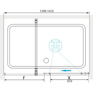 Душевая дверь RGW TO-18B