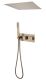 Душевая система ABBER Daheim AF8255G с термостатом золото матовое