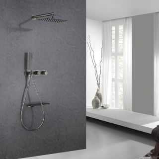 Душевая система ABBER Rund AF8750NG с термостатом никель