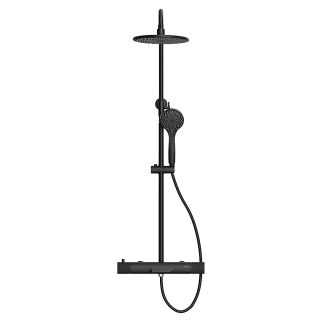 Душевая стойка Kohr Thermostatic Sun 1WN180304DB-0000A с термостатом чёрный