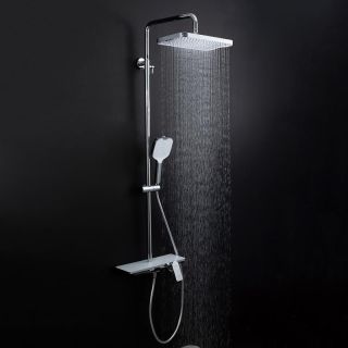 Душевая стойка Gappo G2496-10 белый/хром