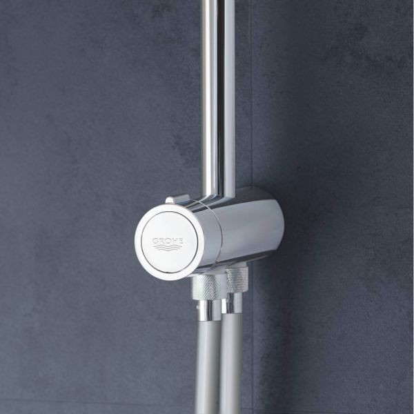 Душевая система Flex наружного монтажа с переключателем, GROHE Tempesta System 210, хром, (26381001)