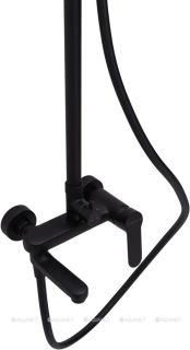 Душевая стойка Aquanet Passion R3 AF300-72-R-B 261838 чёрный матовый