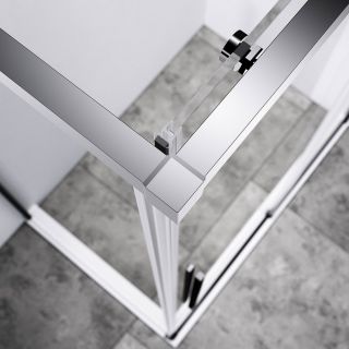 Душевой уголок Vincea Slim-N VSR-4SN9012CL 120х90 см, профиль хром