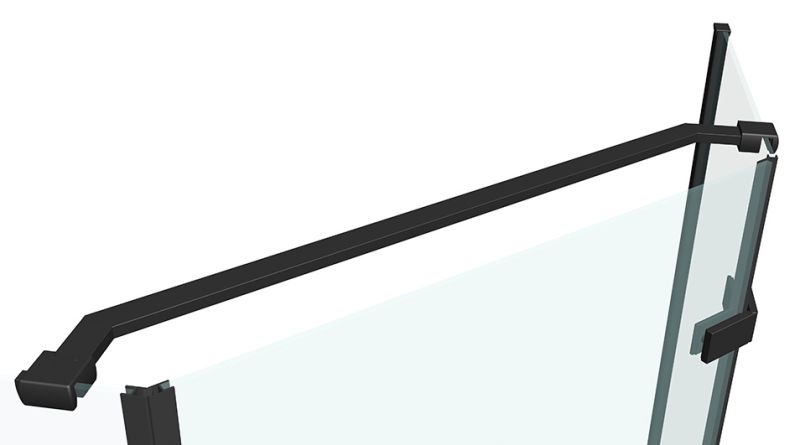 Душевой уголок ABBER Ewiges Wasser 90x90см чёрный AG05090B