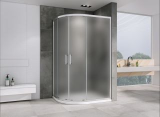 Душевой уголок ABBER Schwarzer Diamant AG01128M 120x80см хром