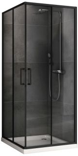 Душевой уголок ABBER Schwarzer Diamant AG02080B5 80x80см чёрный