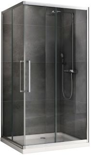 Душевой уголок ABBER Schwarzer Diamant 120x90см хром AG02129H