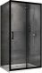 Душевой уголок ABBER Schwarzer Diamant AG30100B-S50B 100x50см чёрный