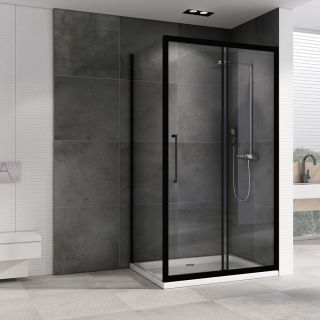 Душевой уголок ABBER Schwarzer Diamant 100x70см AG30100BH-S70B