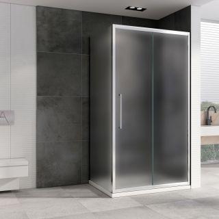 Душевой уголок ABBER Schwarzer Diamant AG30100MH-S50M 100x50см хром