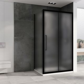 Душевой уголок ABBER Schwarzer Diamant AG30110BMH-S90BM 110x90см чёрный