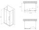 Душевой уголок ABBER Schwarzer Diamant AG30120BMH-S80BM-S80BM 120x80см чёрный