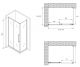 Душевой уголок ABBER Schwarzer Diamant AG30120BMH-S90BM 120x90см чёрный
