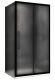 Душевой уголок ABBER Schwarzer Diamant AG30130BMH-S80BM 130x80см чёрный