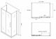 Душевой уголок ABBER Schwarzer Diamant 160x80см AG30160BH-S80B-S80B