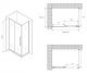 Душевой уголок ABBER Schwarzer Diamant AG30160BMH-S80BM 160x80см чёрный