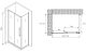 Душевой уголок ABBER Schwarzer Diamant AG30170BH-S75B 170x75см чёрный