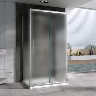 Душевой уголок ABBER Schwarzer Diamant AG30170MH-S50M-S50M 170x50см хром