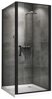 Душевой уголок ABBER Sonnenstrand AG04080B-S75B 80x75см чёрный