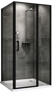 Душевой уголок ABBER Sonnenstrand 120x100см чёрный AG04120BS-S100B