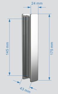Душевой уголок ABBER Sonnenstrand 100x70см хром AG07100-S70