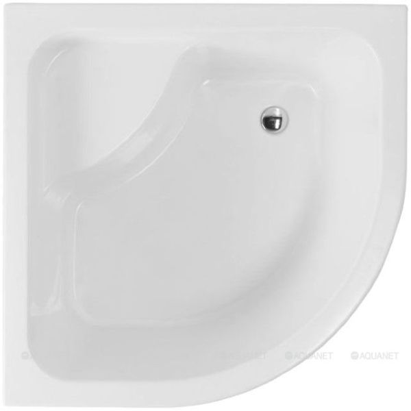 Душевой поддон Aquanet Optimal 293351 90x90 см с сиденьем белый