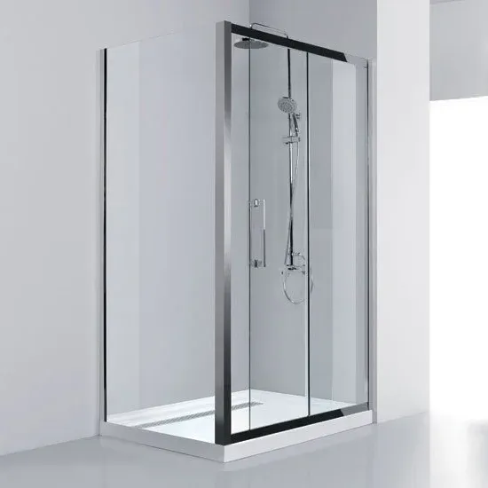 Душевой уголок Aquanet Delta NPE1131 183213 120x80 см стекло прозрачное профиль хром