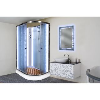 Душевая кабина Deto ЕМ1511 L N LED 110х80х208 см