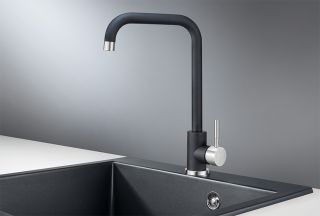 Смеситель для кухни Granula Standart ST-4033, ШВАРЦ