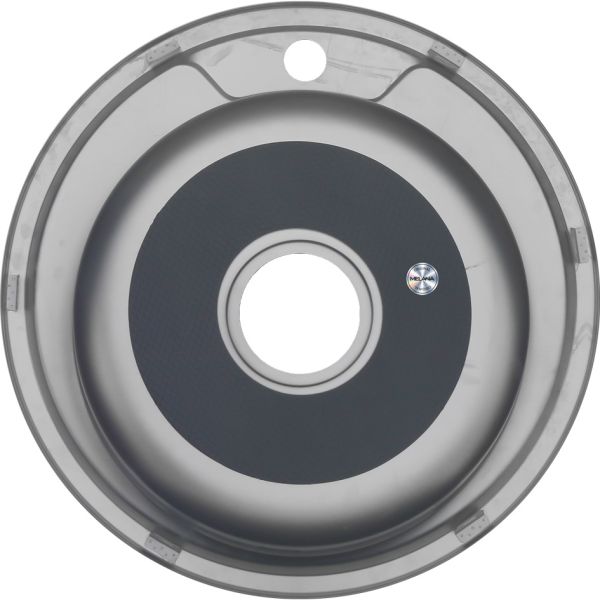 Мойка 490 Melana 0,8/180 хром с сифоном (002 t *12)