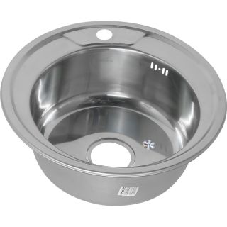 Мойка 490 Melana 0,8/180 хром с сифоном (002 t *12)