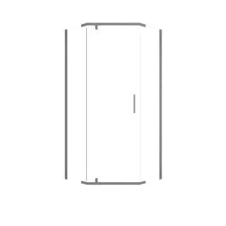 Душевой уголок Triton Дека -Графит Щ0000073929 90x90 см профиль графиит стекло прозрачное