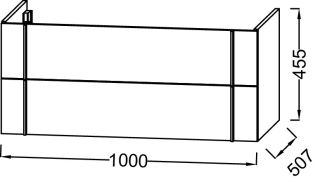 Тумба под раковину Jacob Delafon NOUVELLE VAGUE EB3032-E73