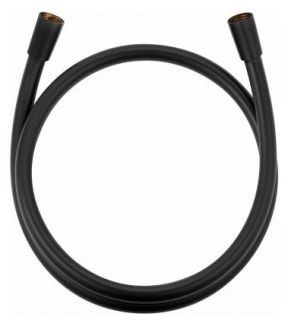 Душевой шланг Kludi Suparaflex Silver 125см чёрный матовый 6107139-00