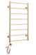 Полотенцесушитель электрический Domoterm Медея П8 400x800 EL золото