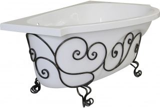 Кованая подставка для ванны Эстет Грация ФР-00001238 П патина