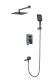 Душевой комплект Wonzon & Woghand Diamond WW-88939011-BGM тёмный графит