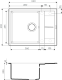 Мойка кухонная Omoikiri Sumi 65-GR leningrad grey