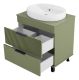 Напольная тумба под раковину Brevita Enfida ENF-06070-0842Я 70см зелёный