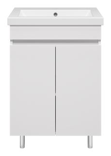 Напольная тумба под раковину Misty Енисей 60см белый