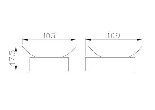 Мыльница с держателем Wonzon & Woghand WW-9522 хром