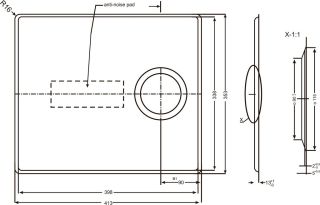 Дно для мойки из акрилового камня Alveus 1099917