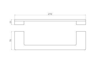 Вешалка для полотенец Wonzon & Woghand Eclipse WW-9113-LG золото глянцевое